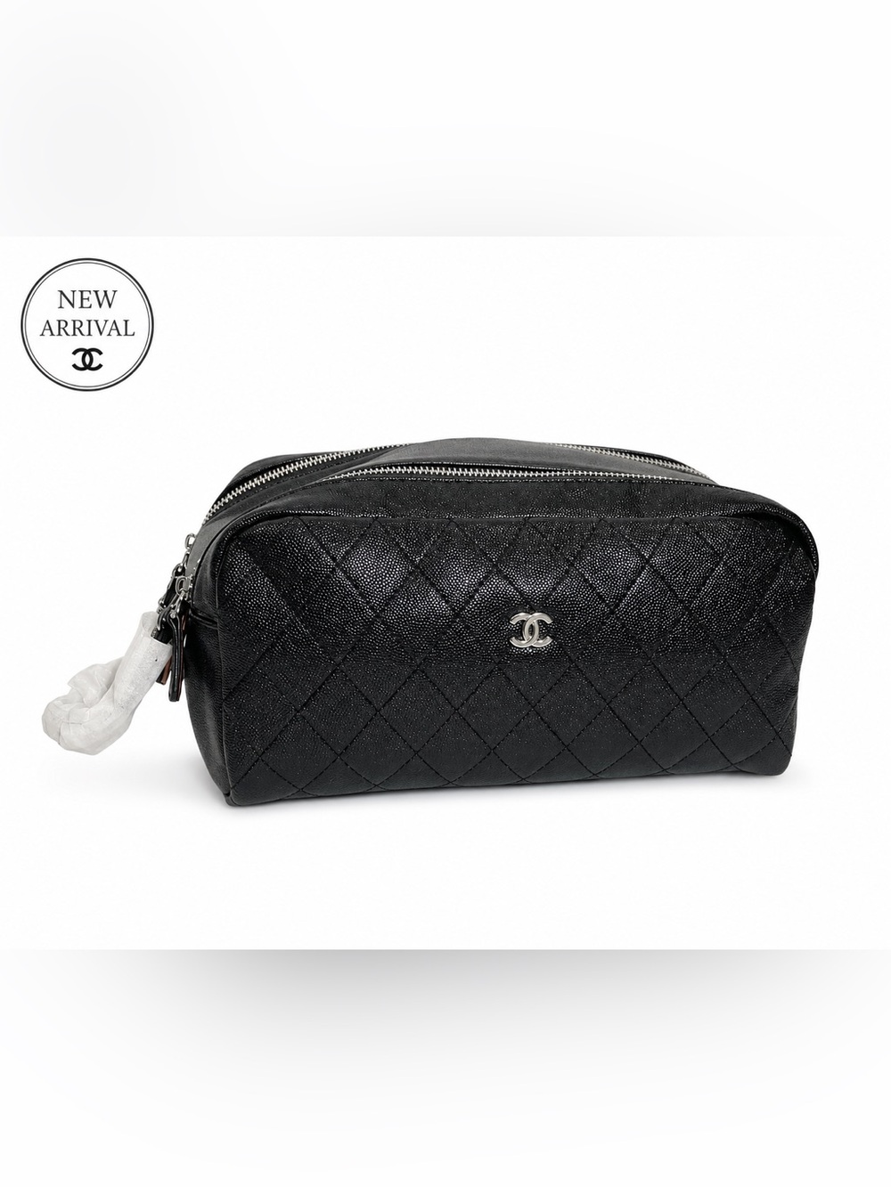 🆕 🖤 Unisex Quilted Cosmetic Pouch / Makeup Case 🖤🆕